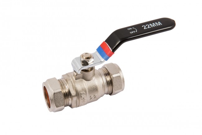 15mm Full Bore Lever Ballvalve - Copper x Copper (C x C)